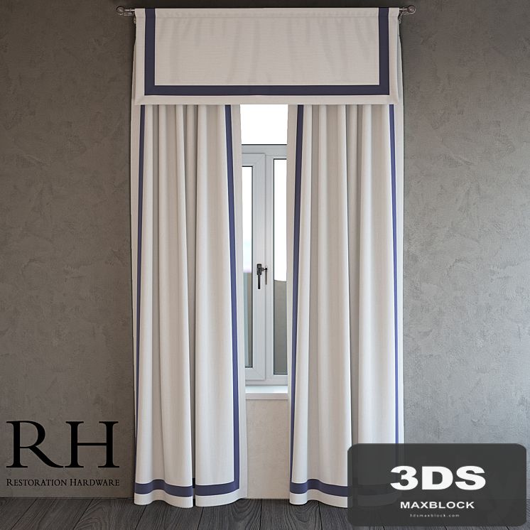 COTTON CANVAS DRAPERY PANEL