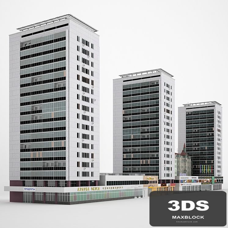 The building of Moscow Street. Sadovaya-Triumfalnaya 14-22