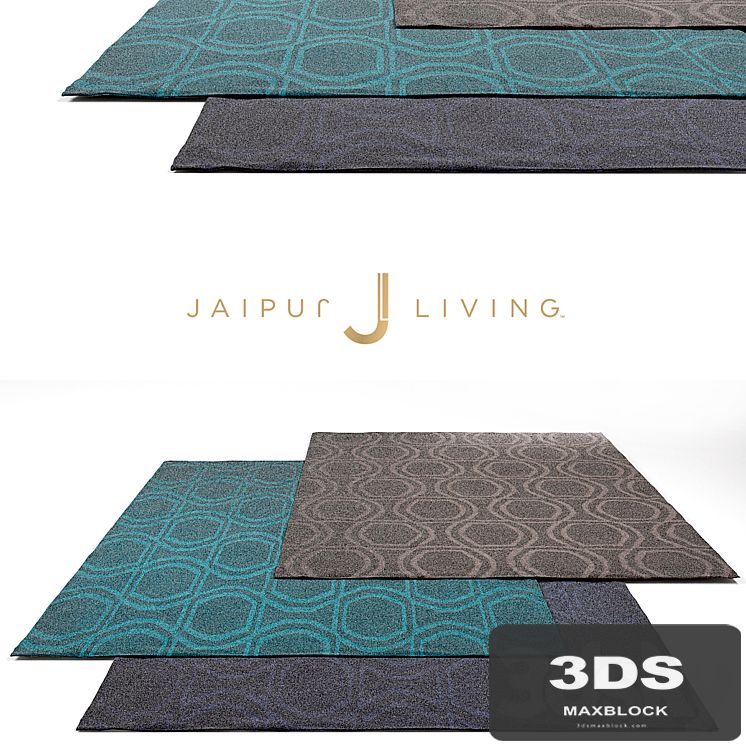 Jaipur Living Solid Rug Set 3