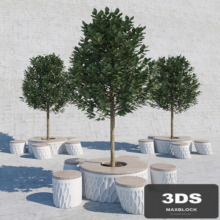 Designer benches for parks