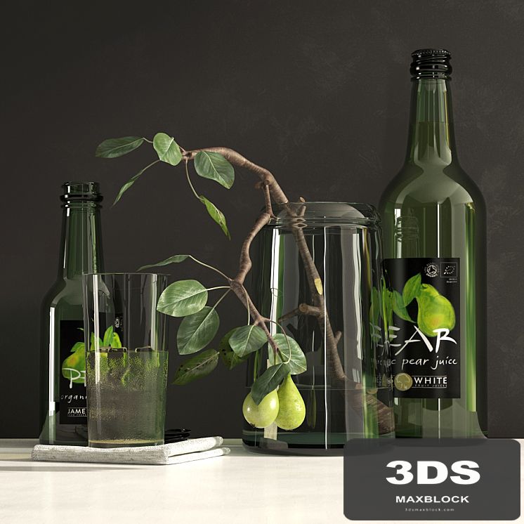 with pear decor