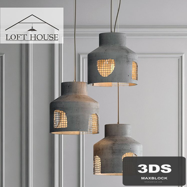 Hanging lamp LOFT HOUSE P-186