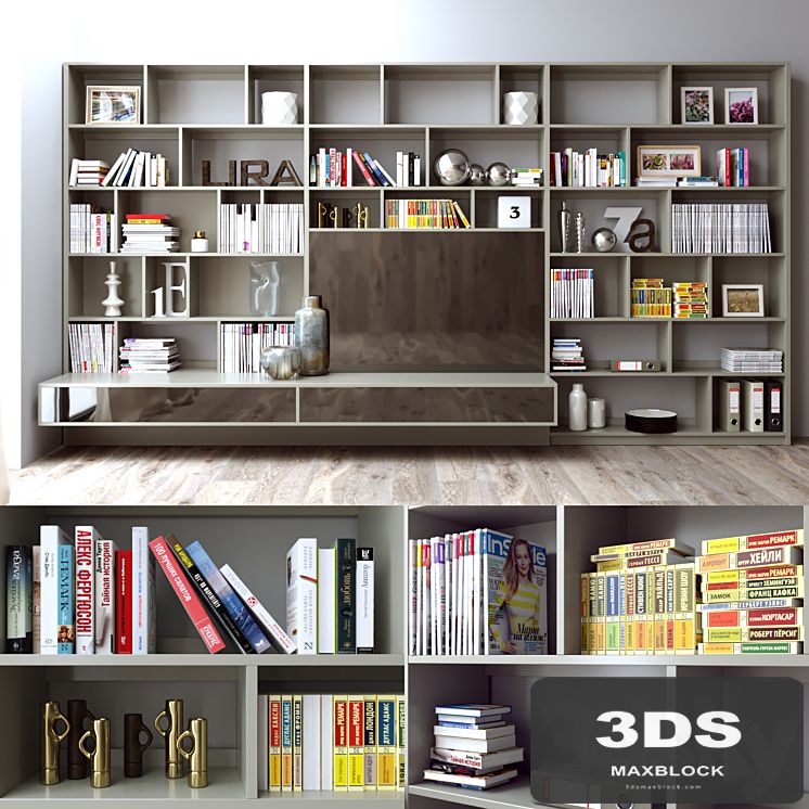 Flat rack with decor (101 + 52 log book in Russian)