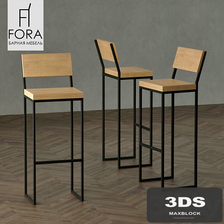 Fora Furniture bar stool Model F