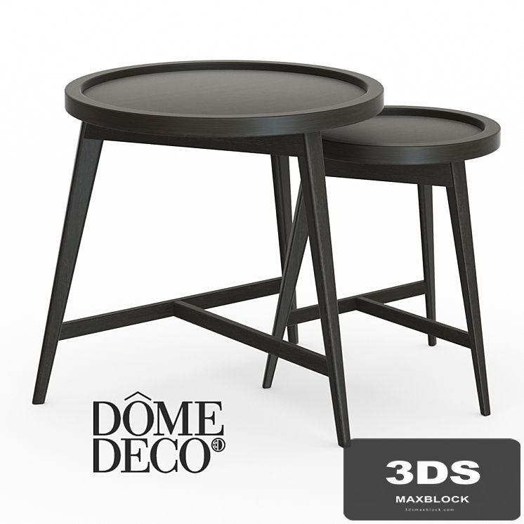 Dome Deco set of coffee tables