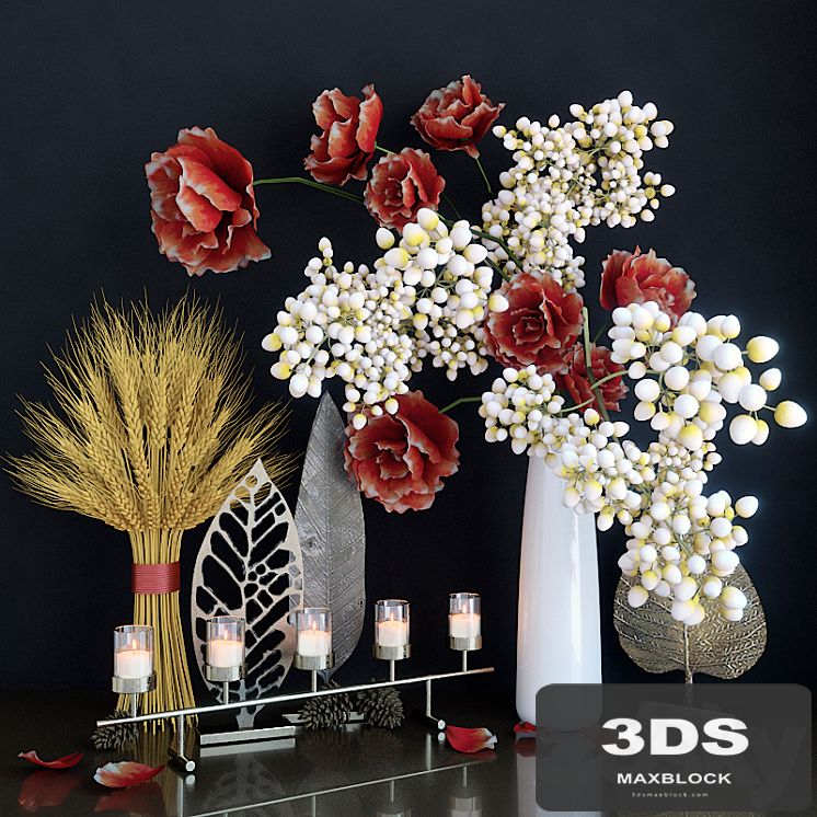 Autumn decorative set