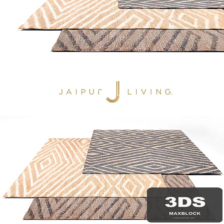 Jaipur Living Solid Rug Set 5