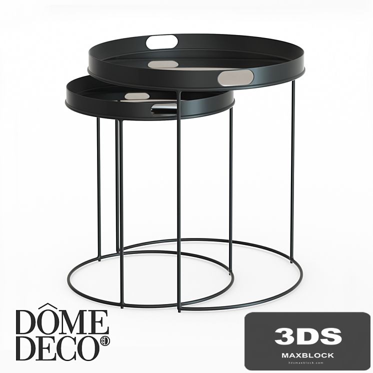 Dome Deco set of coffee tables