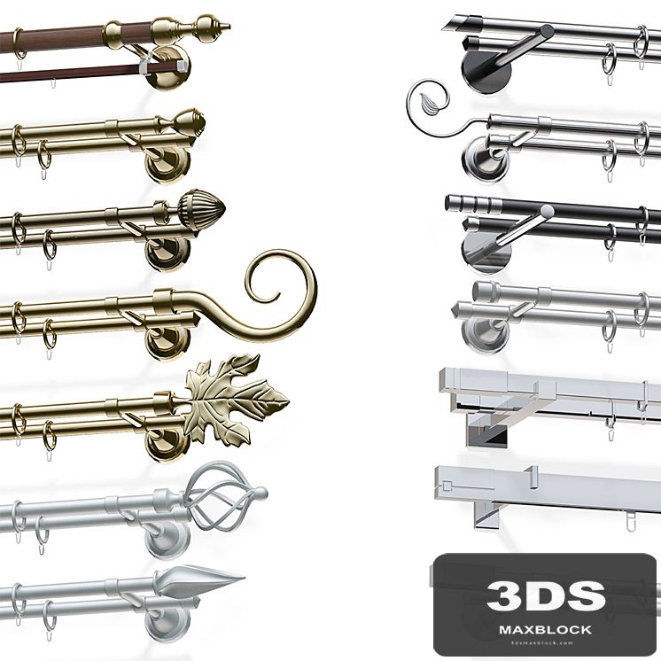 Curtain rails 14sht