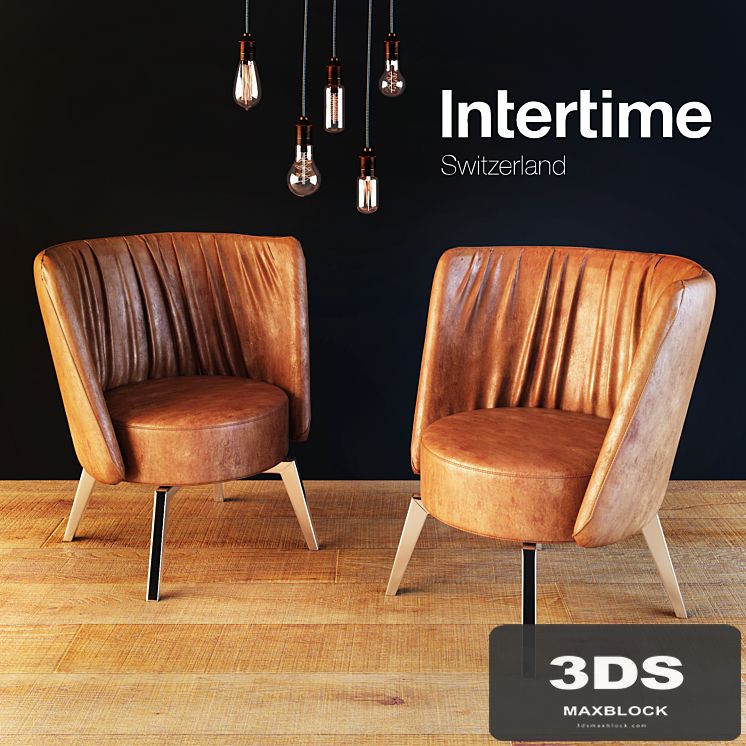 Armchair Intertime Kite &amp; Edison lamps