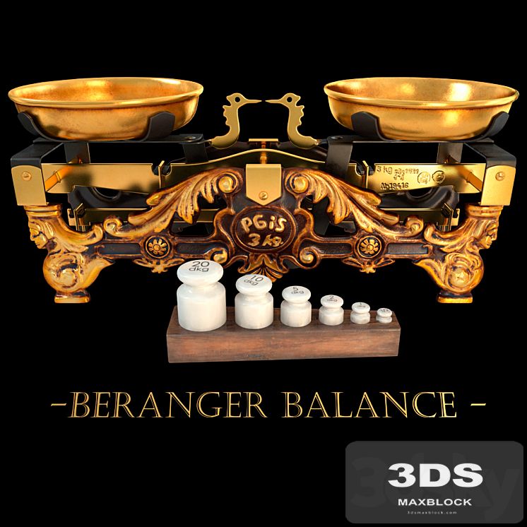 Antique scales Beranger