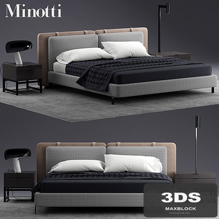 Bed minotti tatlin SOFT