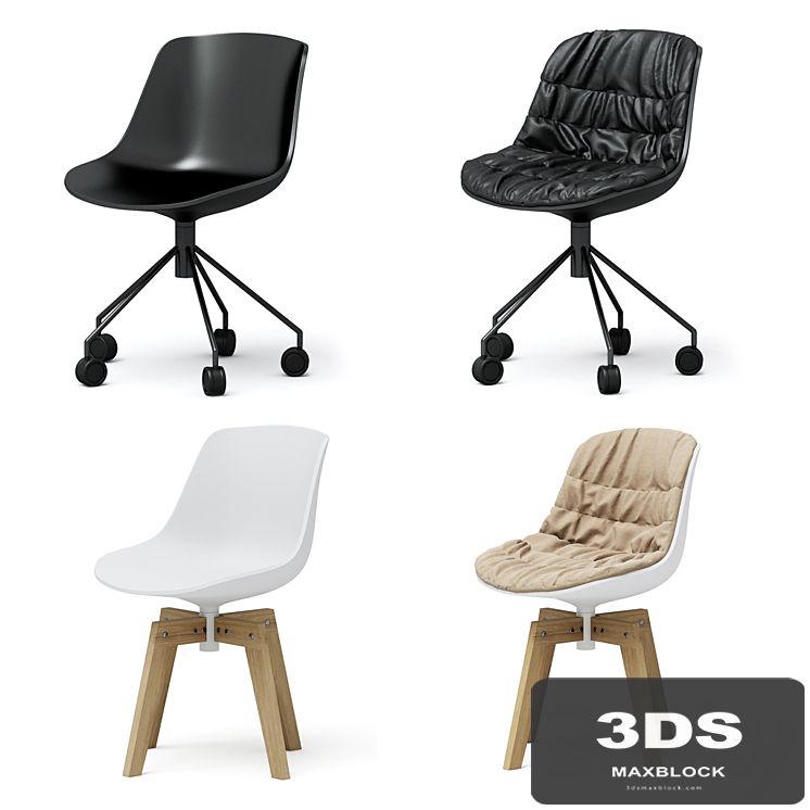 MDF Italia flow chairs set