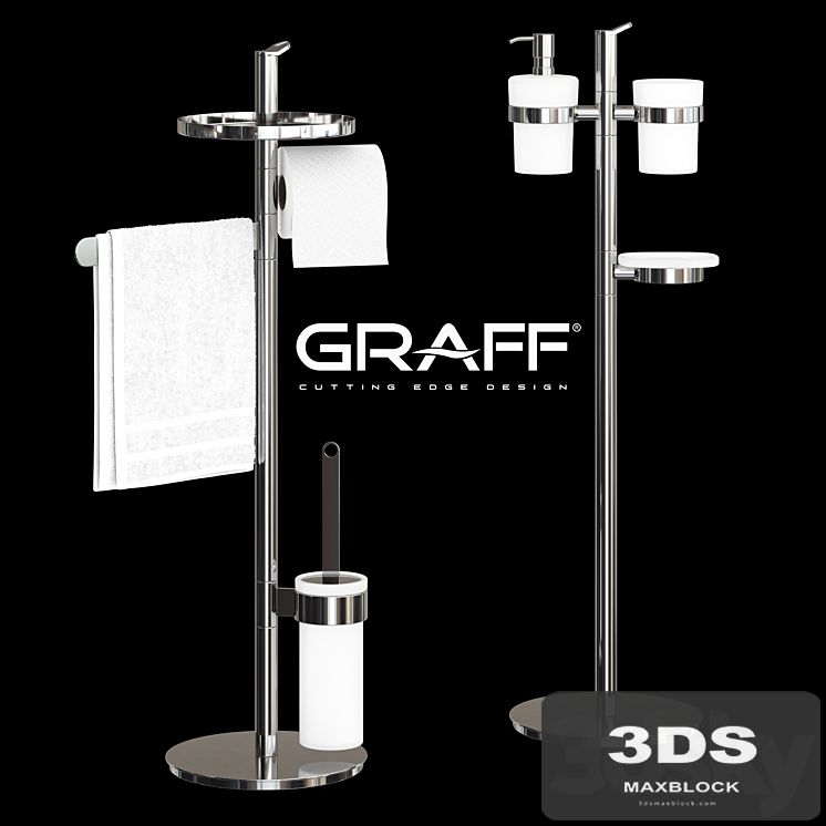 Graff set for bath SENTO Series, standing accessories