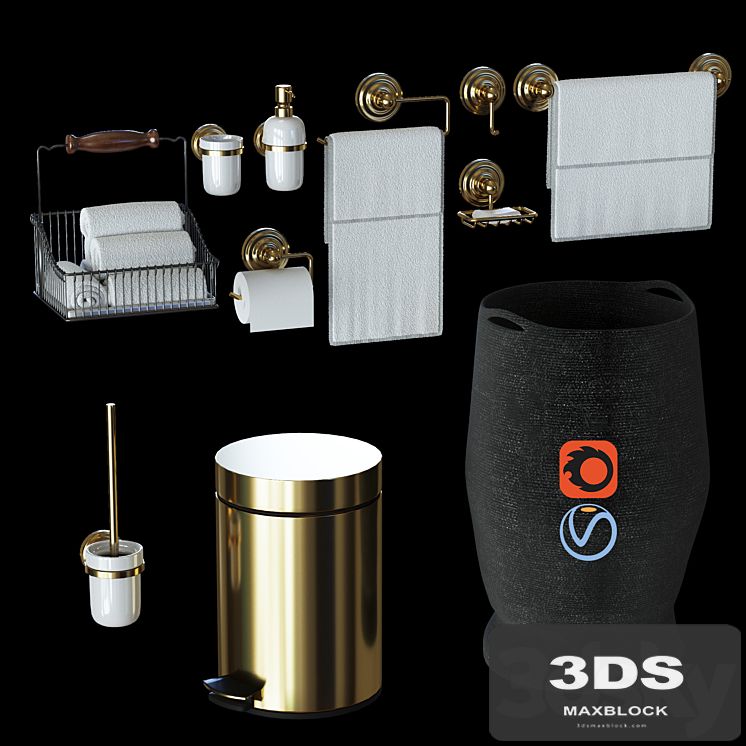 Set for bathrooms