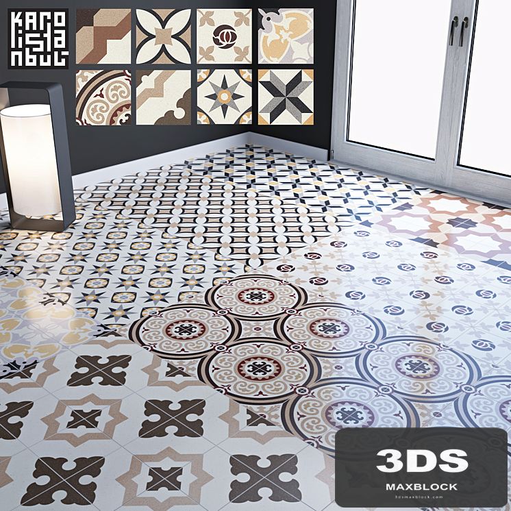 Decorative tile KARO