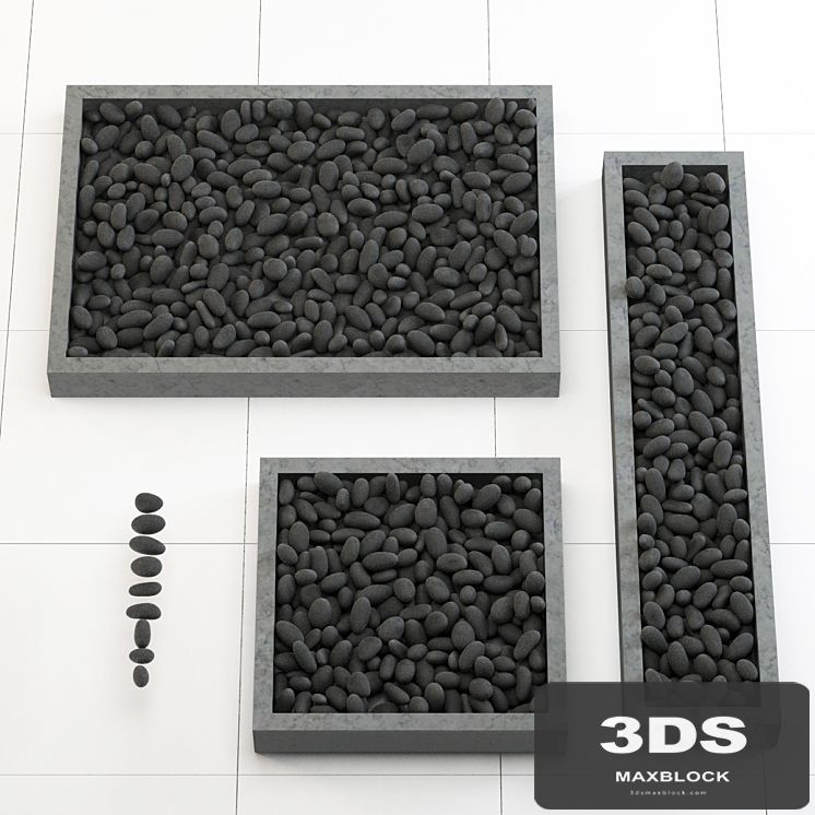 Pebble pedestal