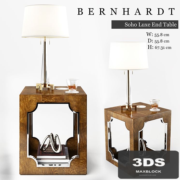 BERNHARDT Soho Luxe End Table 368-111