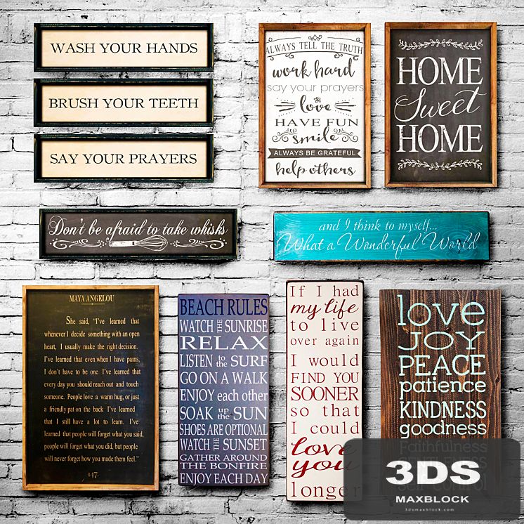 Wooden panels. Collection 26