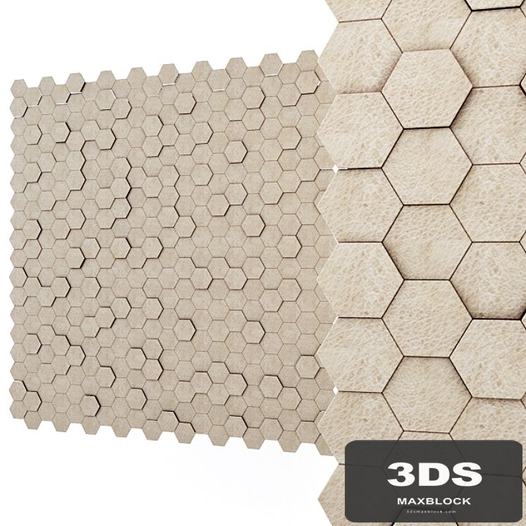 panel of soft leather