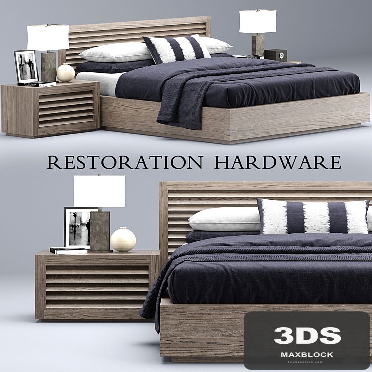 Restoration Hardware Grand Shutter bed