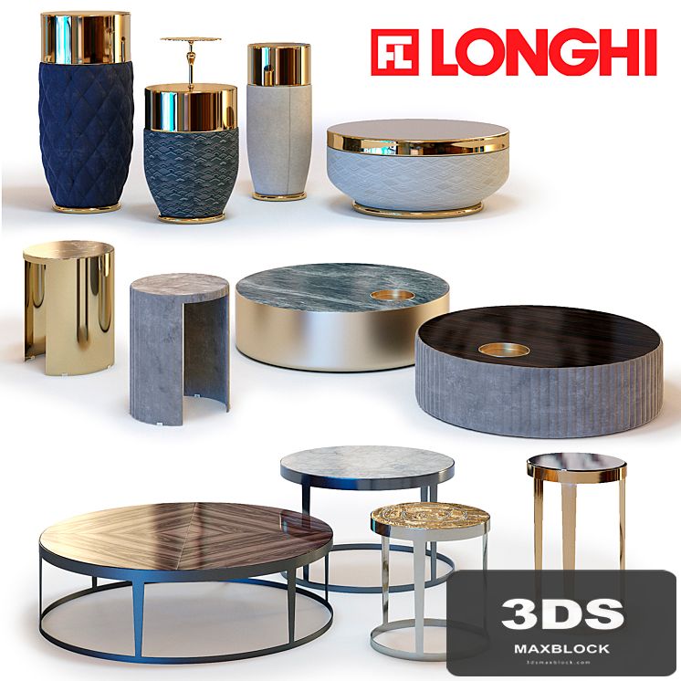 FRATELLI LONGHI Coffee Tables Set 01