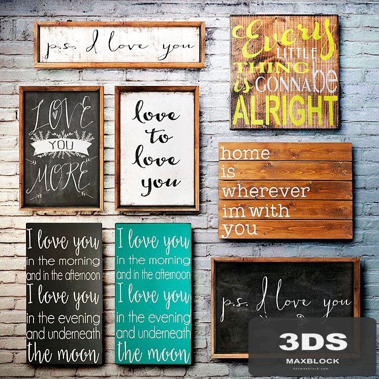 Wooden panels. Collection 29