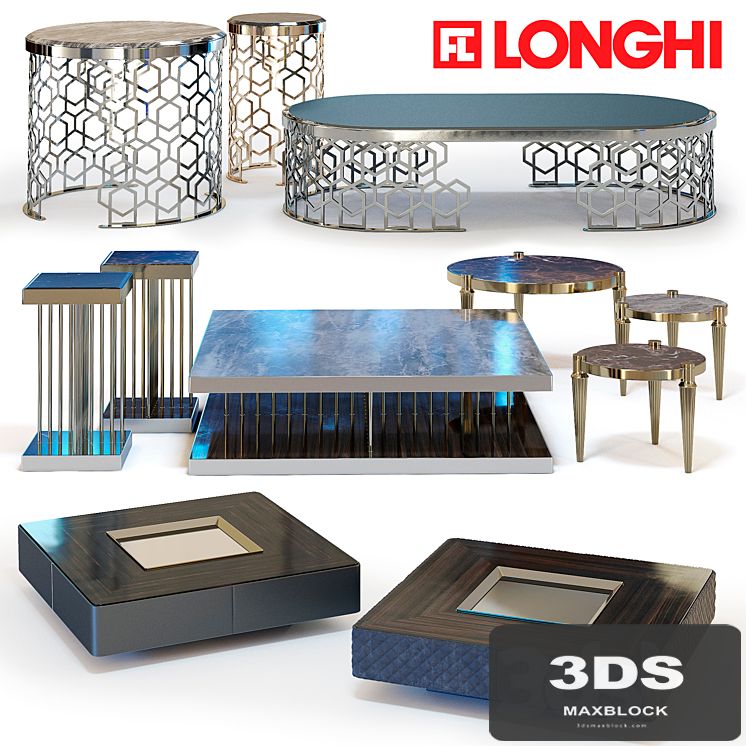 FRATELLI LONGHI Coffee Tables Set 02
