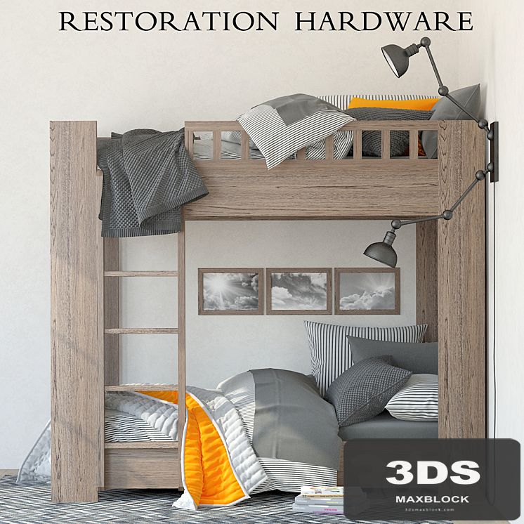 Restoration Hardware Callum bunk bed