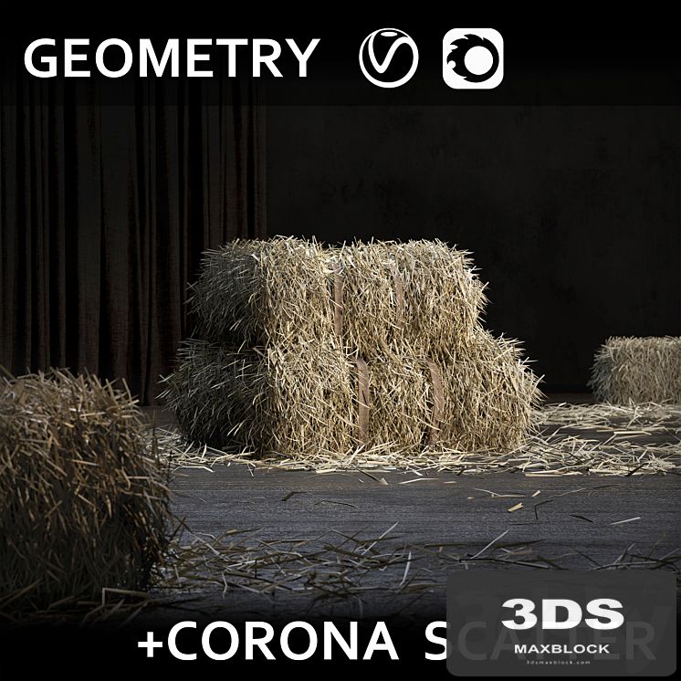 Straw bale (GEOMETRY + SCATTER)