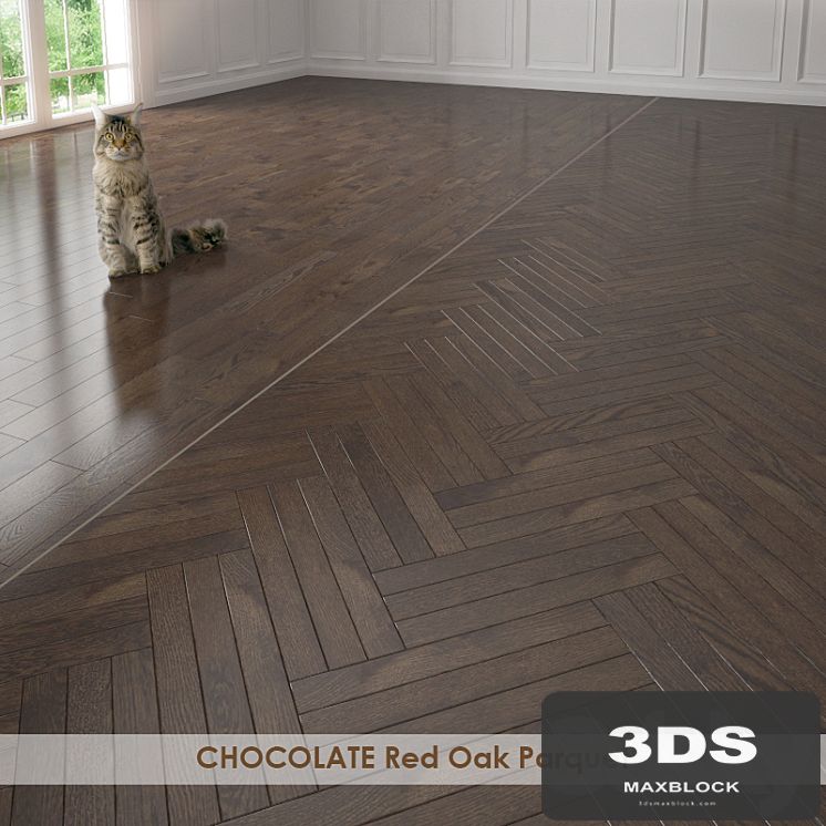 CHOCOLATE Red Oak Parquet