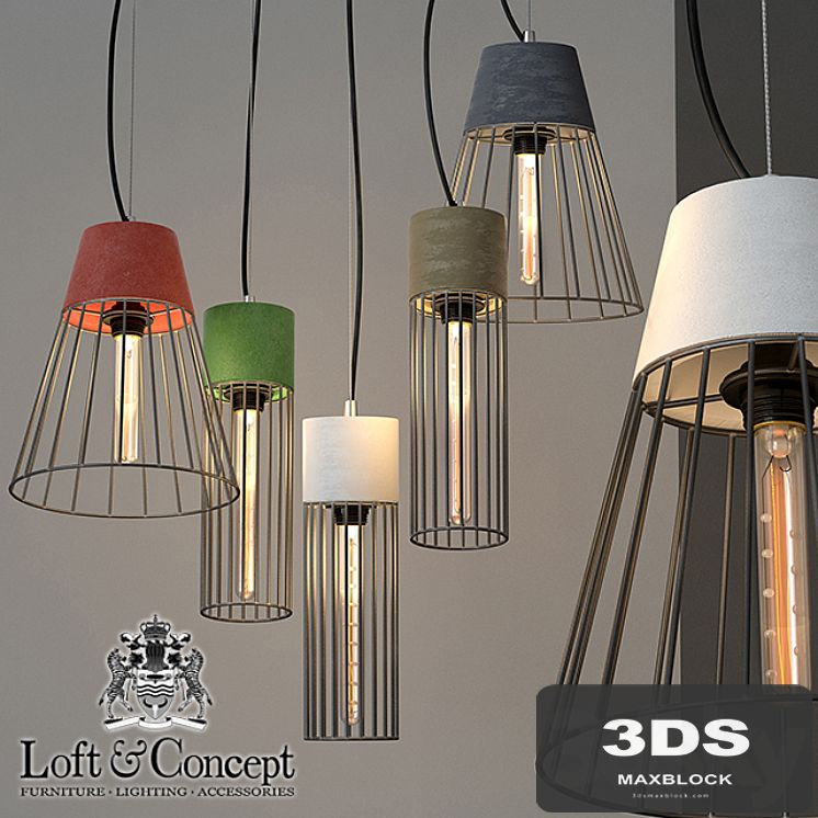 Wire cage chandelier