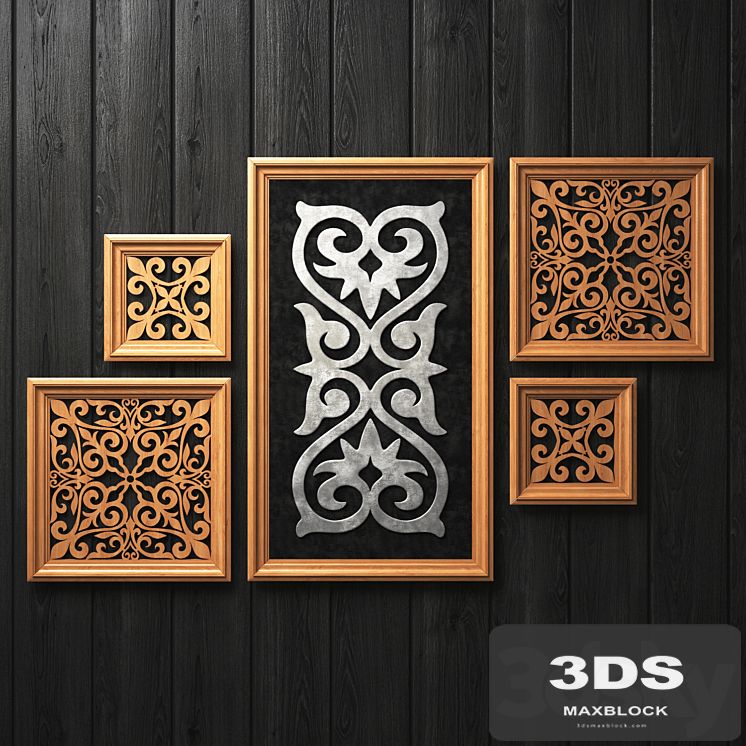frames with ornaments