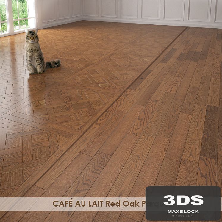 CAFÉ AU LAIT Red Oak Parquet