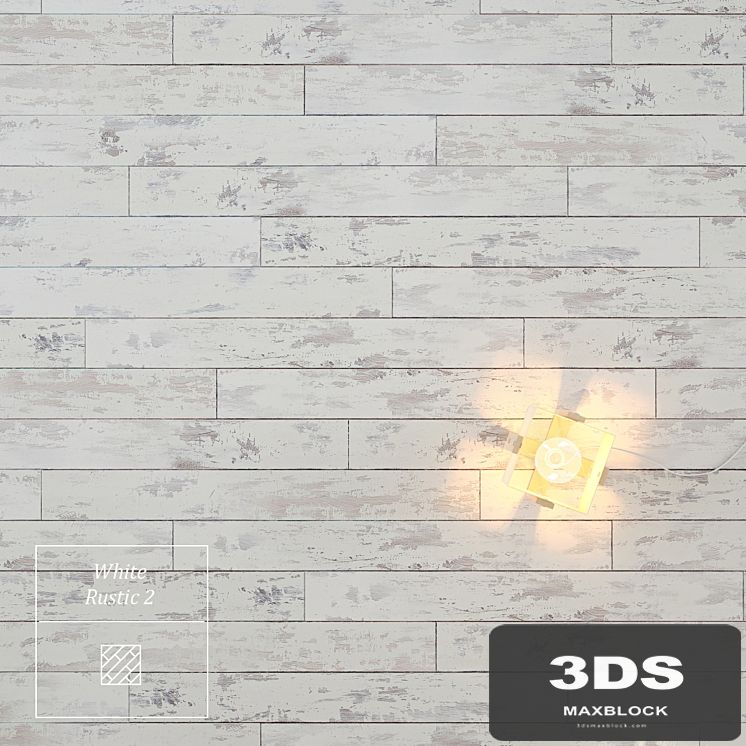 White painted rustic floor 2