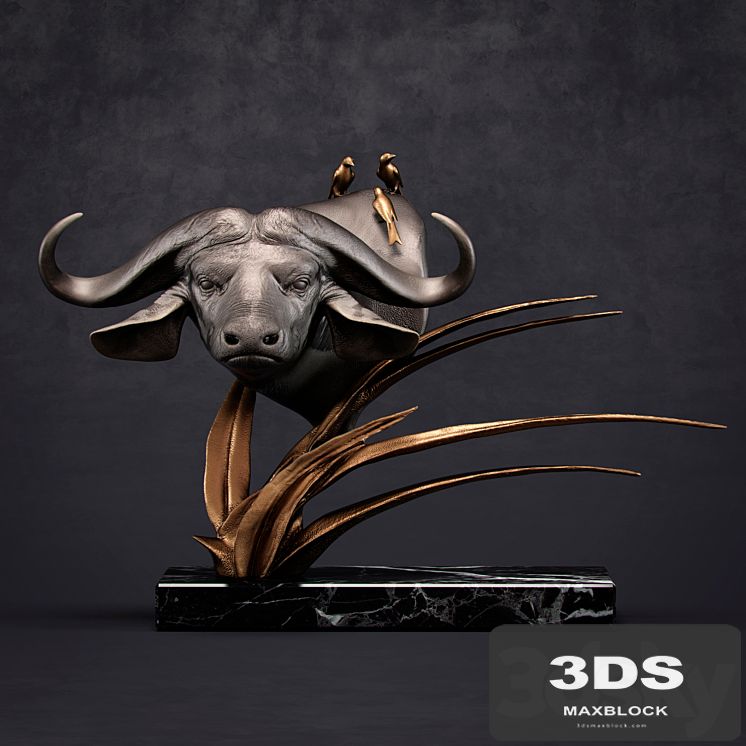 buffalo sculpture