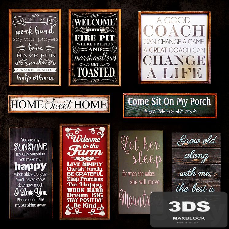 Wooden panels. Collection 31
