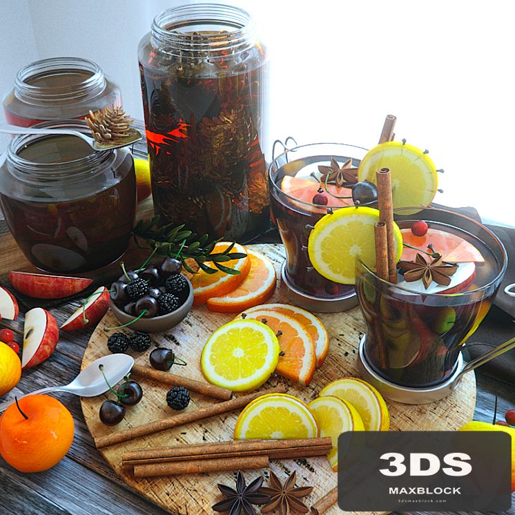 Mulled wine with honey