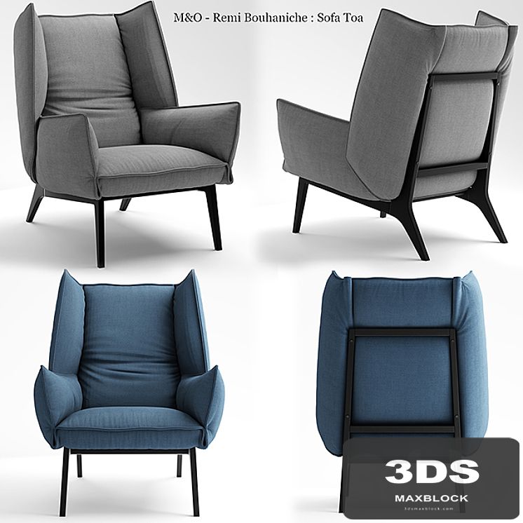 Armchair M &amp; O Remi Bouhaniche