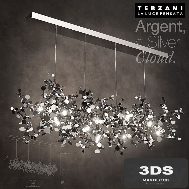TERZANI Argent Silver Cloud