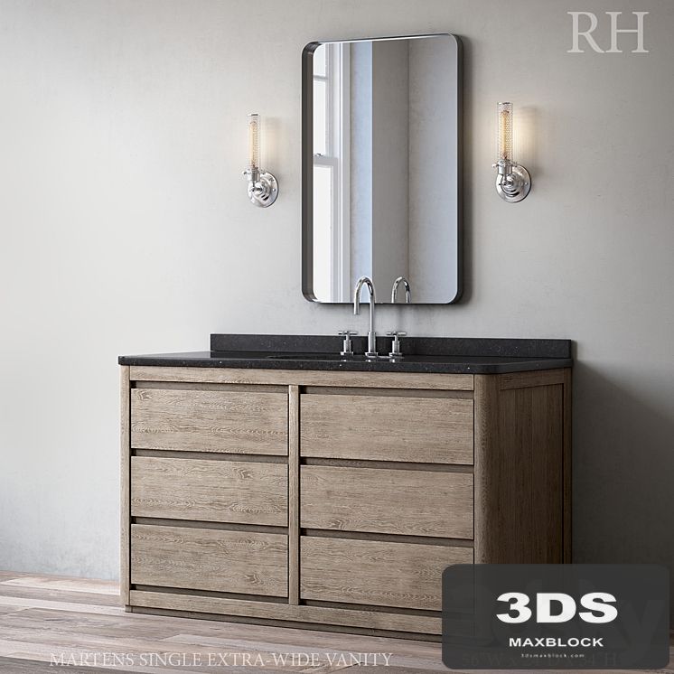 MARTENS SINGLE EXTRA-WIDE VANITY