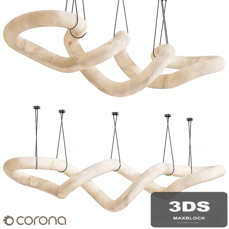 INFINITY 16 Pendant light by Atelier Alain Ellou