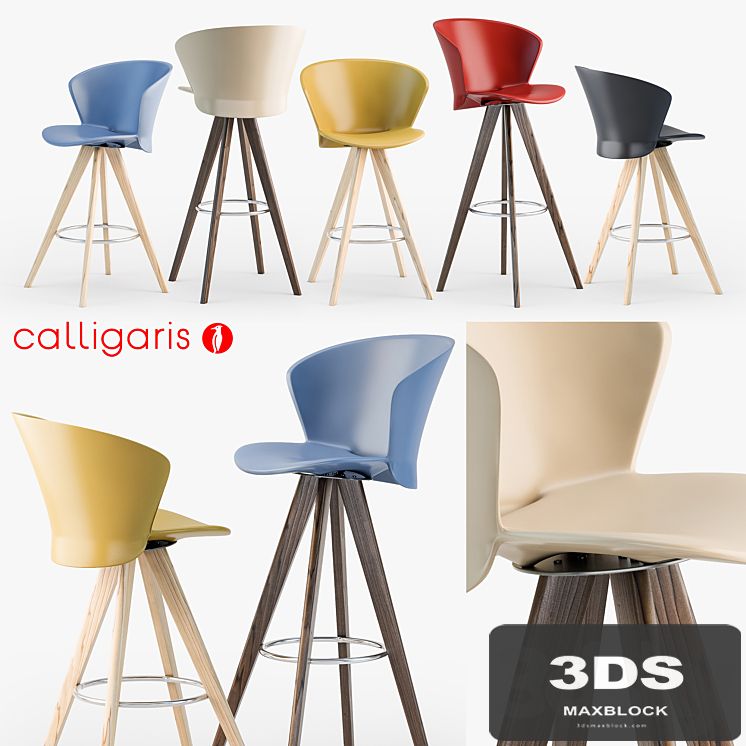Calligaris Bahia w stool