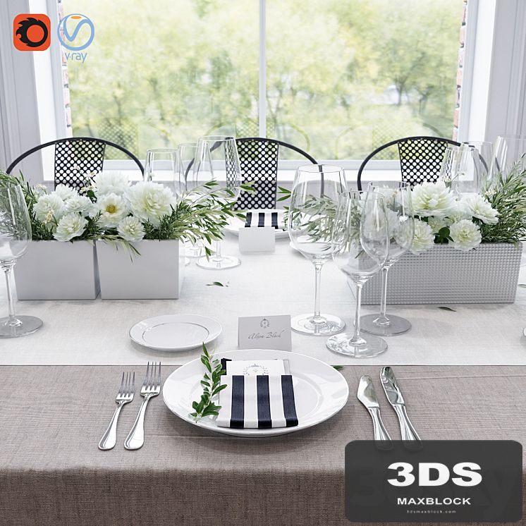 Banquet Table Setting