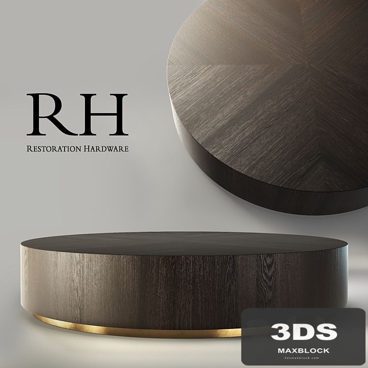 RH Machinto Round Coffee Table