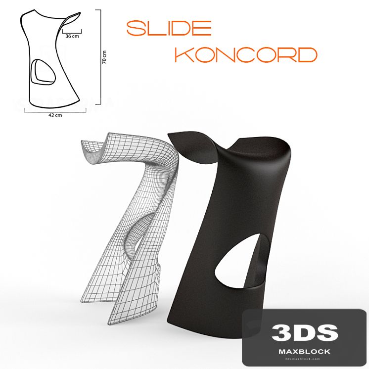 Bar Stool Koncord Slide