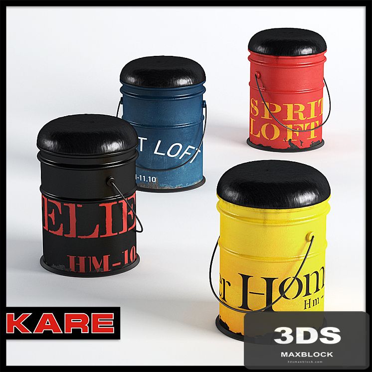 Kare Stool Bucket