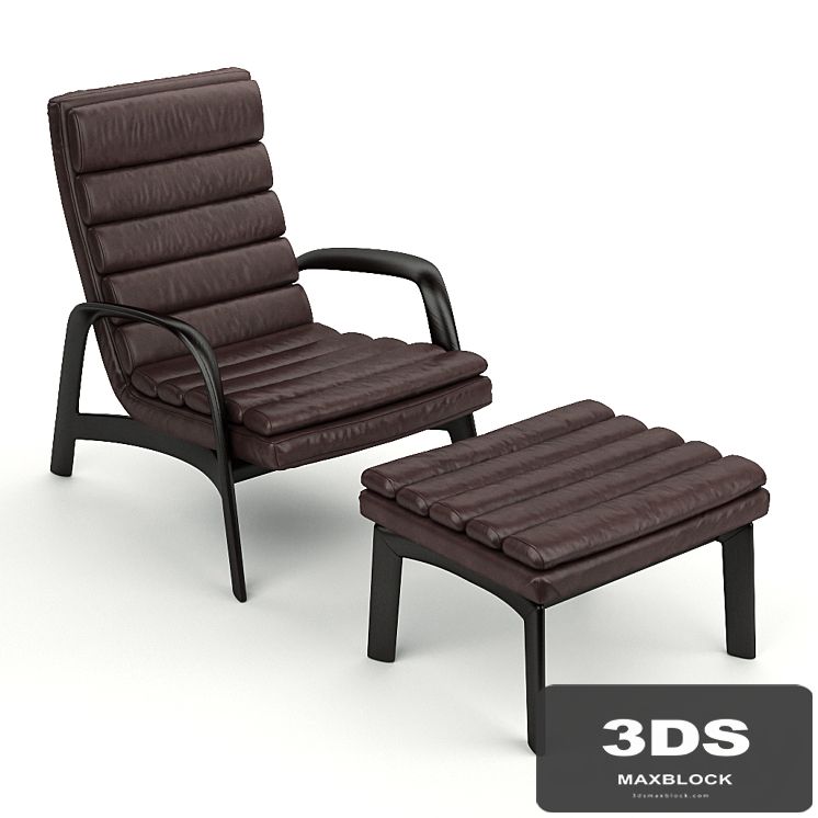 Armchair + Saville chair from Minotti