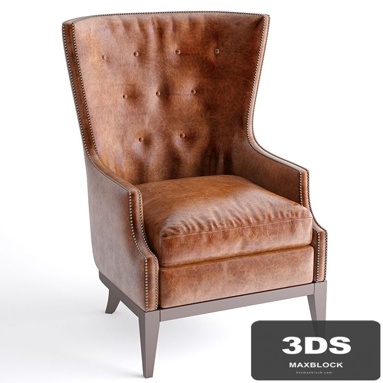 Oak Leather Chair