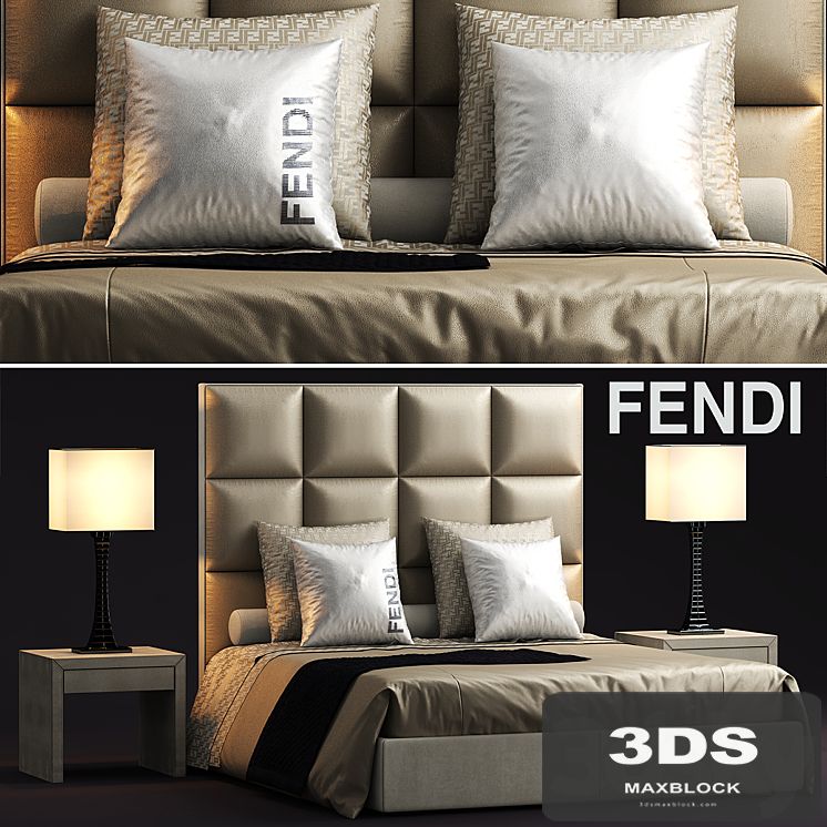 Bed fendi casa diamante